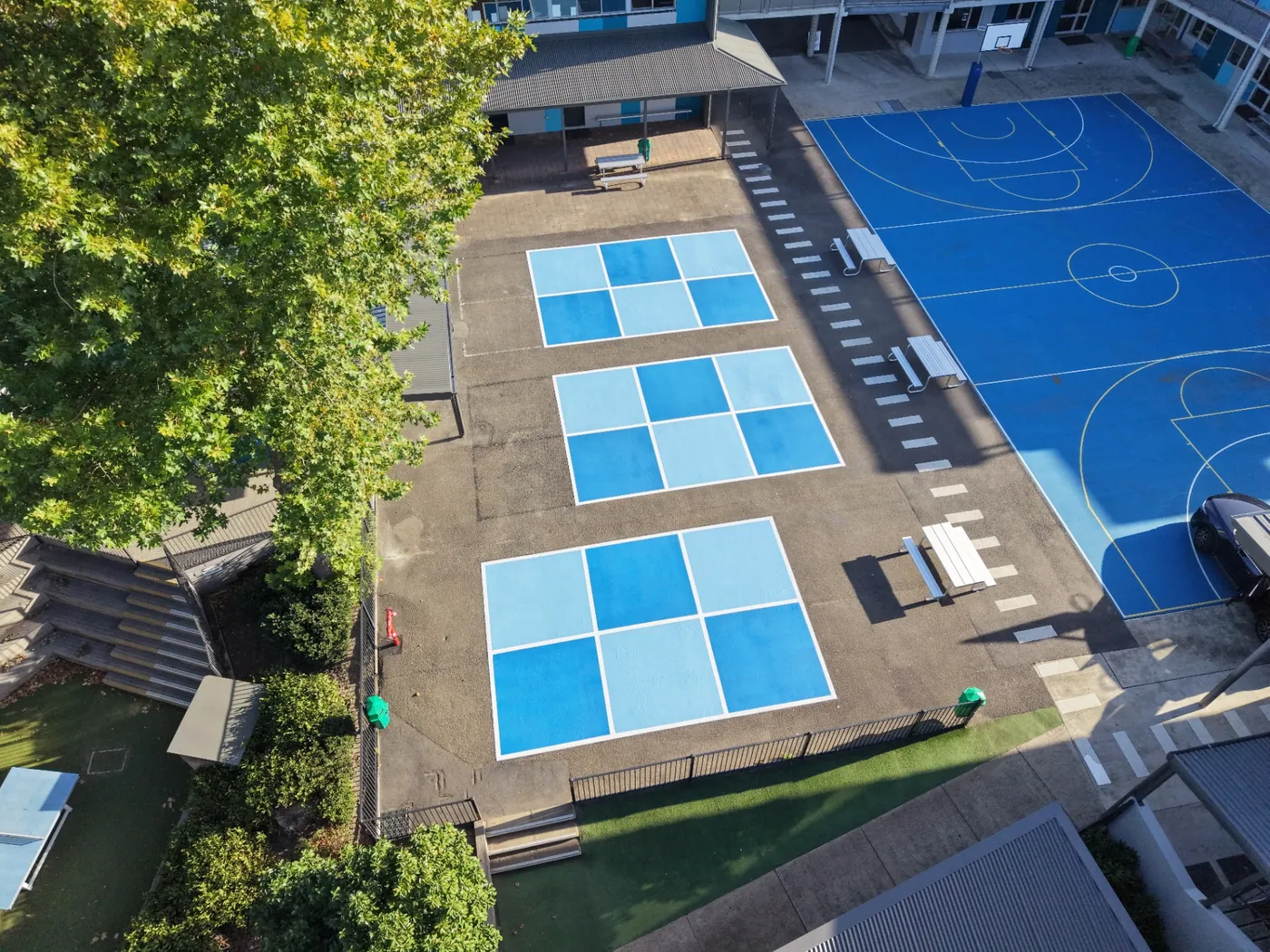 Sports Courts at Covenant Christian School