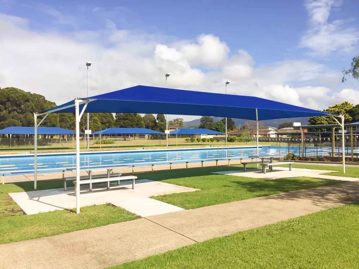 Shade, Shelters & COLAs at Albion Park Pool