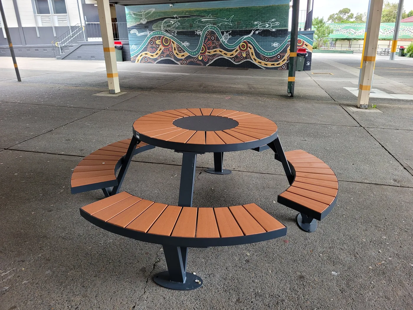Outdoor Furniture at Picnic Point HS