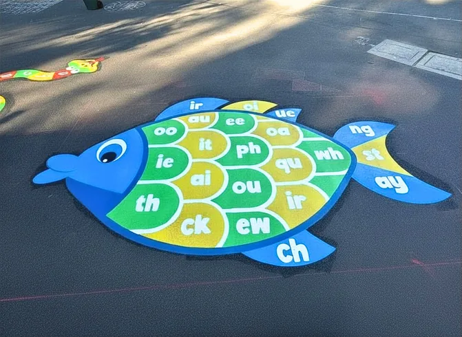 Thermo Playground Markings at The Hills Grammar